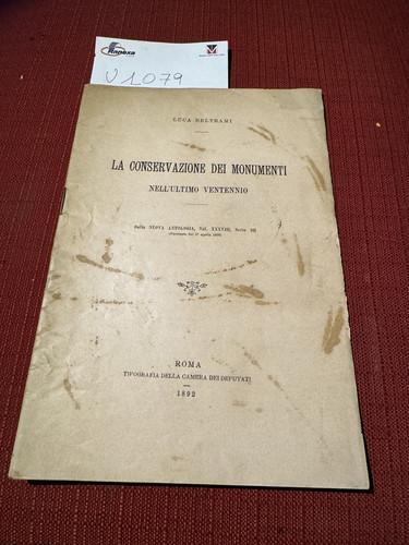 U1079 conservazione dei - conservazione,